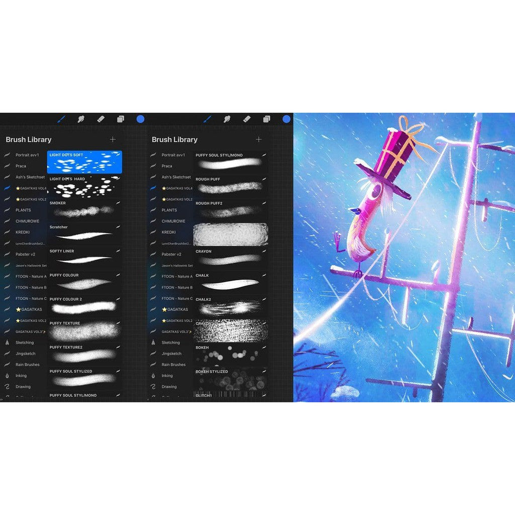 ProcreateGagatkas vol4 - 81 Procreate Brushes- Procreate Brushes