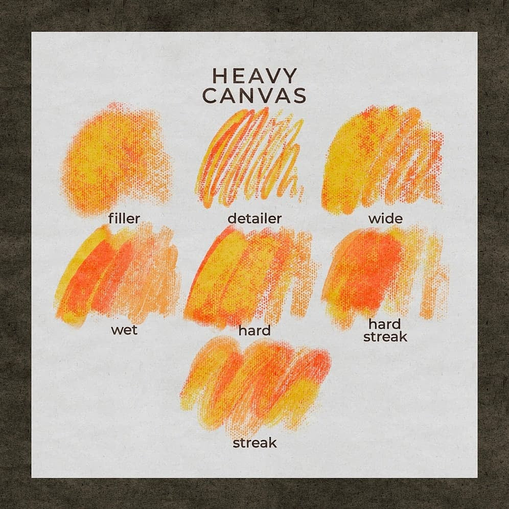 ProcreateHeavy_Canvas  - Procreate Brushes