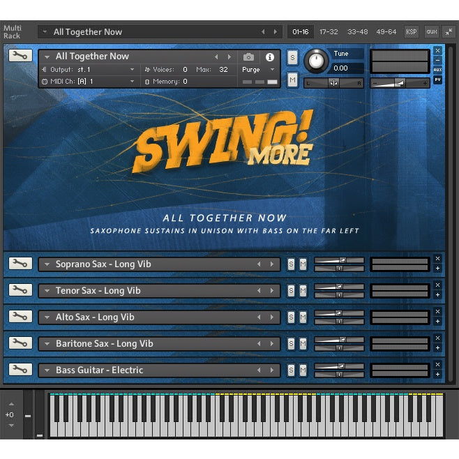 Swing More !  Projectsam (Win/Mac) *Kontakt Library*
