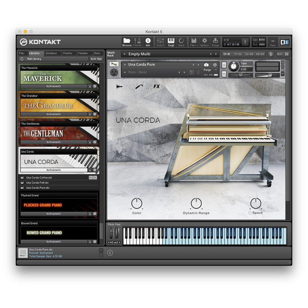 Una Corda  Native Instruments (Win/Mac) *Kontakt Library*