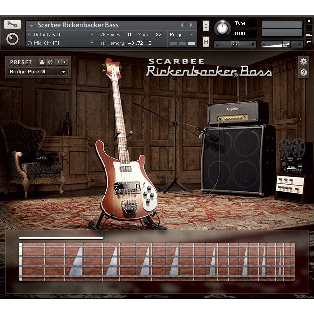 Scarbee Rickenbacker Bass  Native Instruments (Win/Mac) *Kontakt Library*
