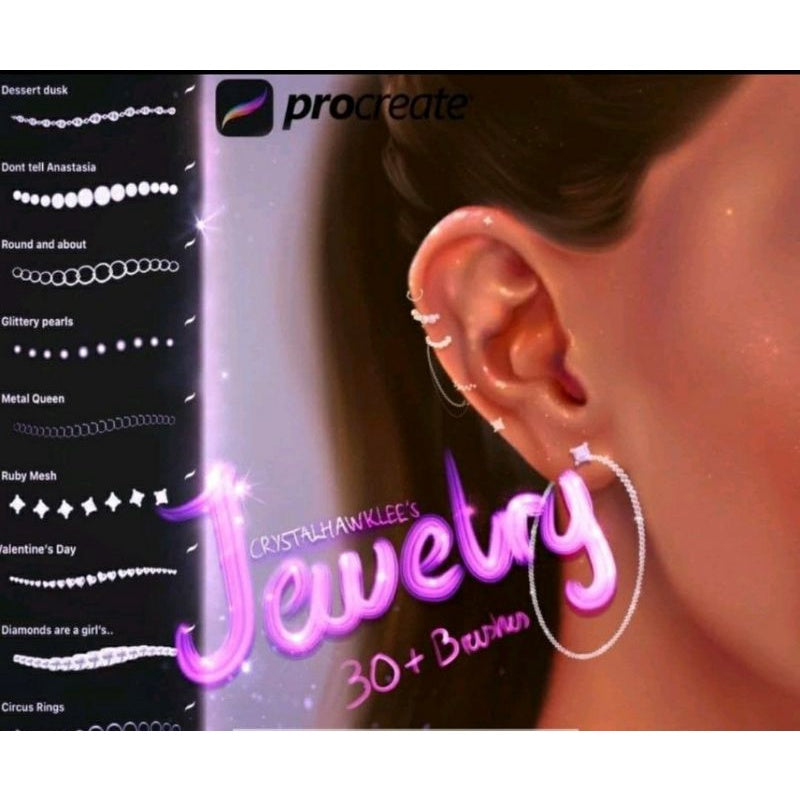 Procreate crys’_jewelry- Procreate Brushes