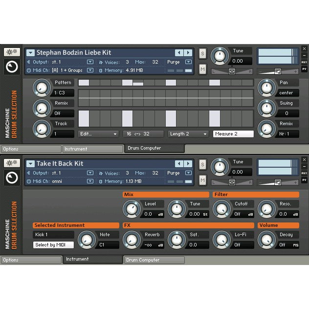Maschine Drum Selection  Native Instruments (Win/Mac) *Kontakt Library*