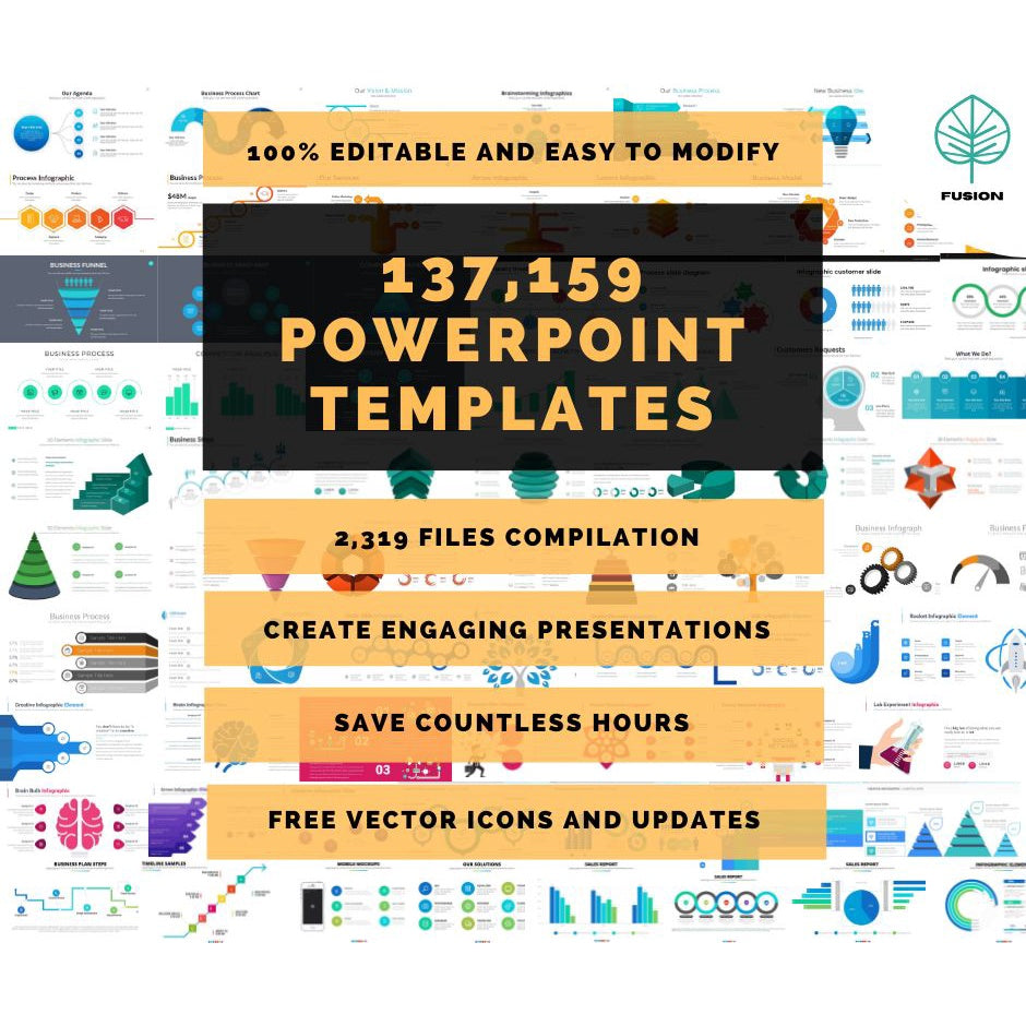 Multipurpose Powerpoint Design With 137,159 Slide Templates and Free 52,300 Animated Powerpoint Templates