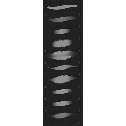 Procreate& PHOTOSHOPAHL019 「水彩」108 brushers watercolor - Procreate Brushes