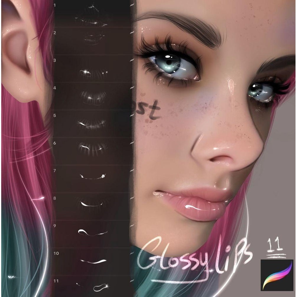 ProcreateLipstick  - Procreate Brushes