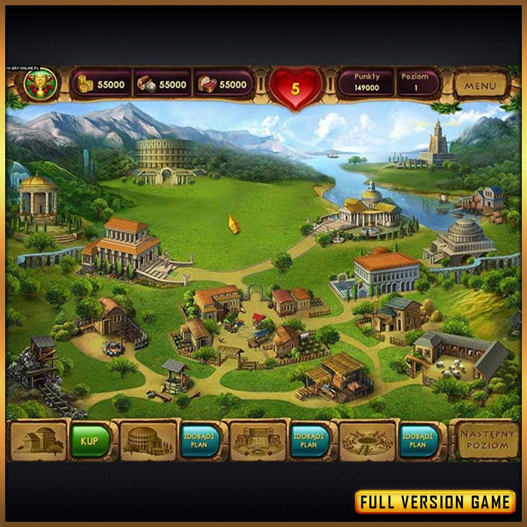 Cradle Of Rome [PC GAME][ DIGITAL DOWNLOAD][ CLASSIC PC GAMES ][ NOSTALGIA GAMES ]Puzzle Games