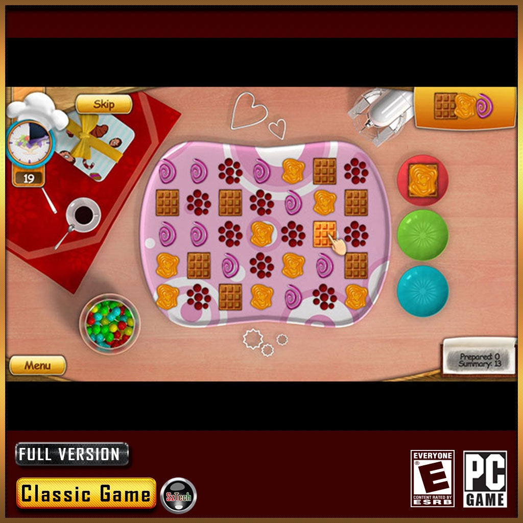 DinerMania [PC GAME][ DIGITAL DOWNLOAD][ CLASSIC PC GAMES ][ NOSTALGIA GAMES ][Time Management]