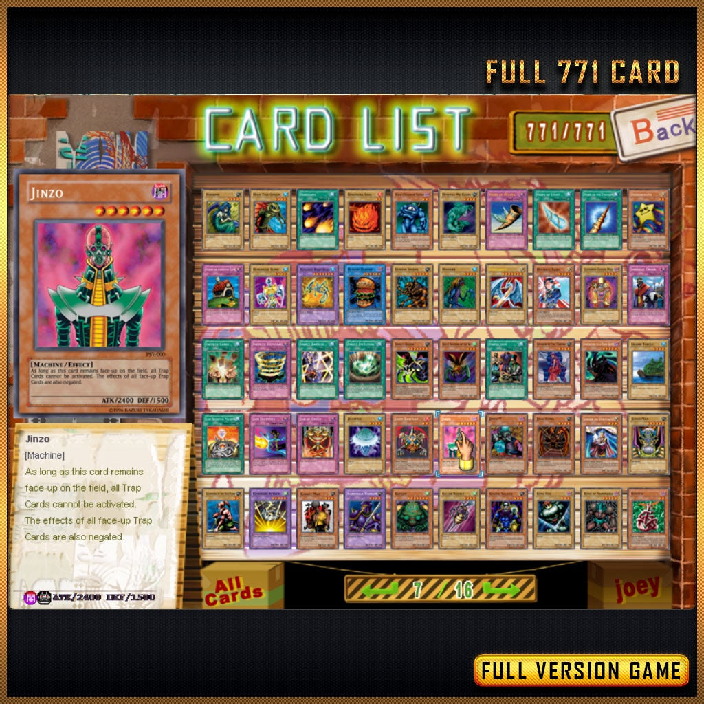 [ PC GAME ][ 4 IN 1 ] Yu-Gi-Oh! Power of ChaosSimulationCard GameYugioh