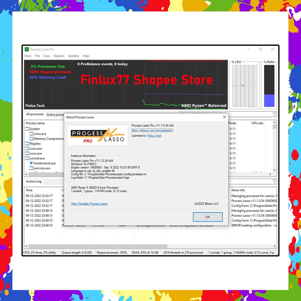 [VIDEO] Bitsum Process Lasso Pro v11.1.0.34 Latest 2022 Lifetime For Windows