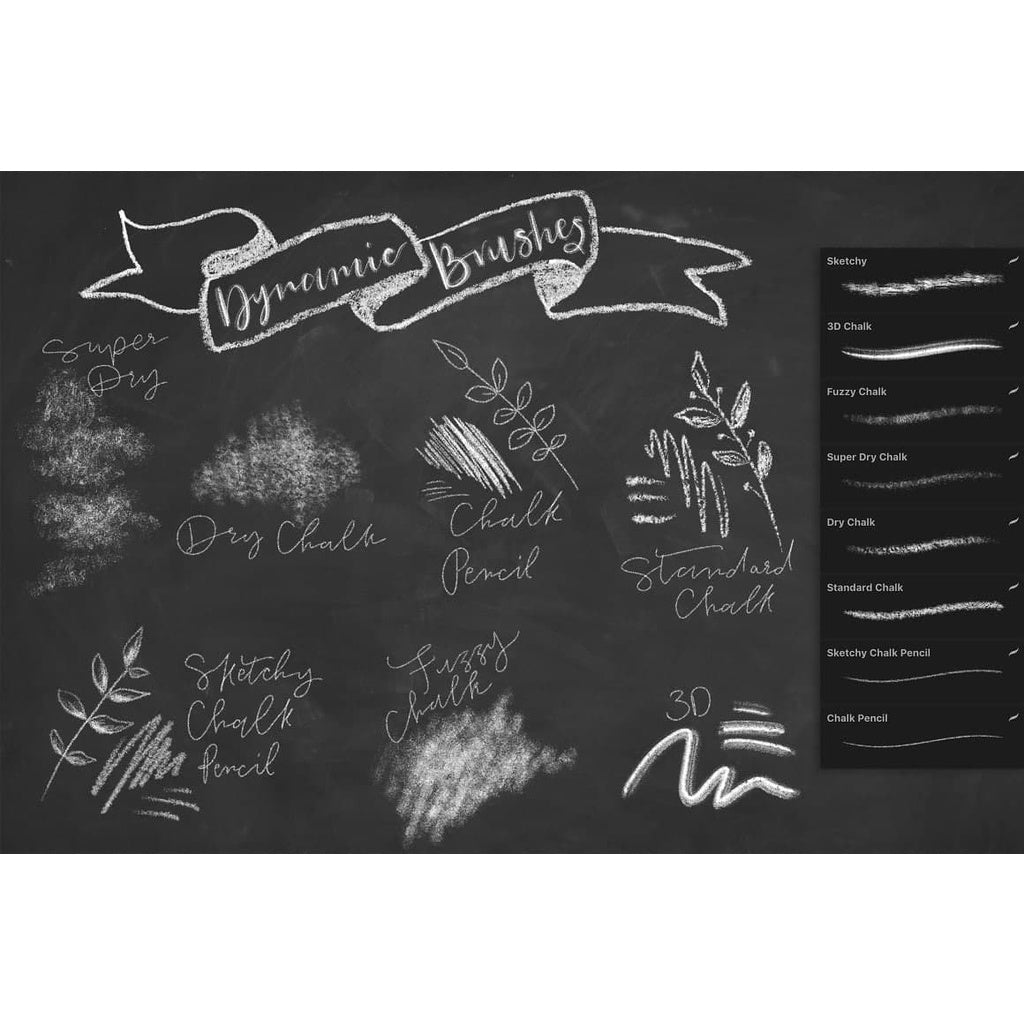 ProcreateChalkify Brushes