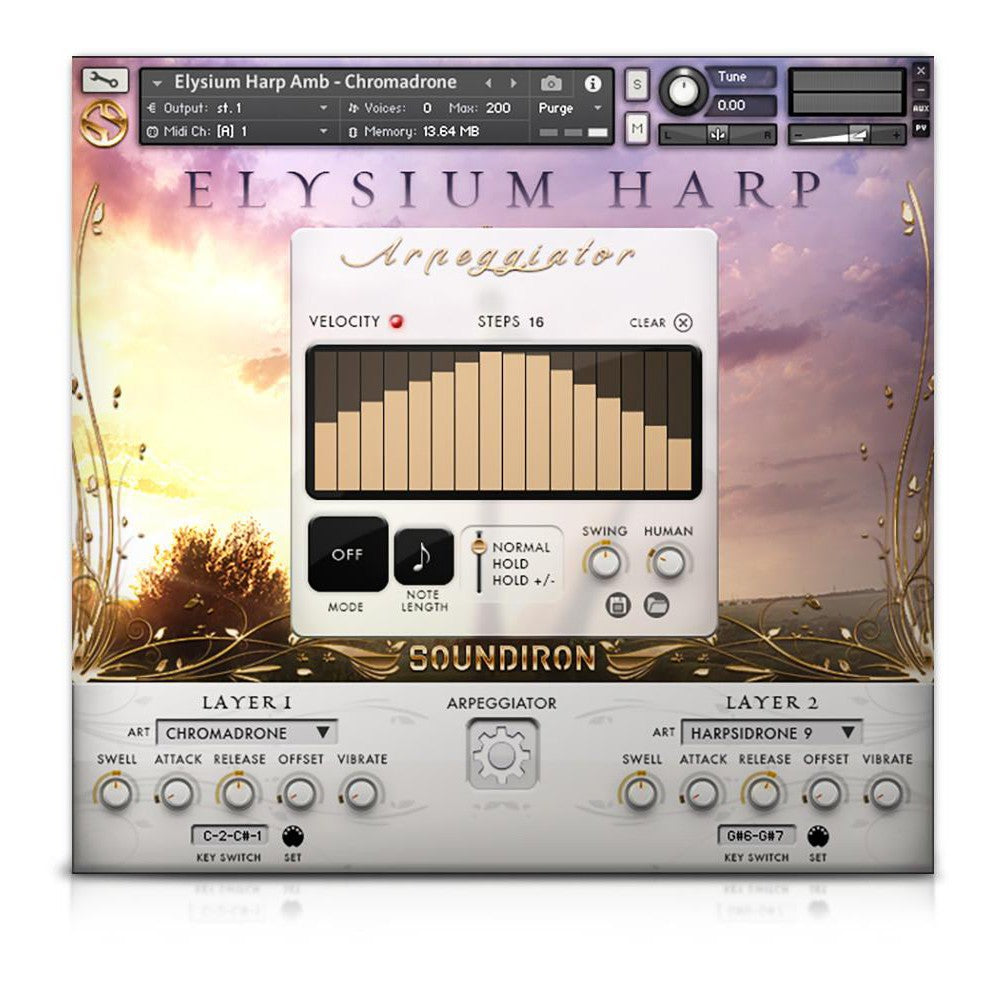 Elysium Harp  Soundiron (Win/Mac) *Kontakt Library*