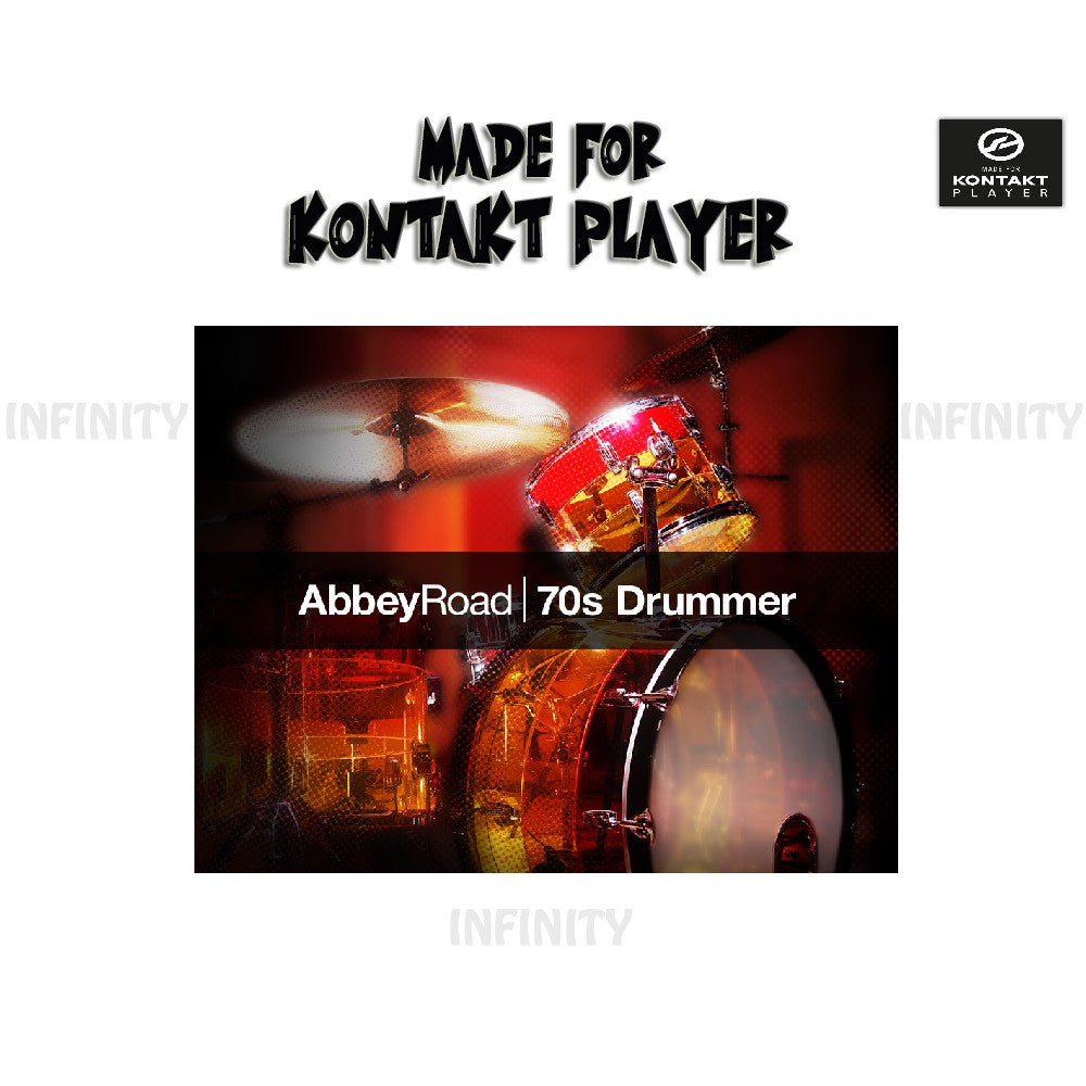 Abbey Road 70S Drummer  Native Instruments (Win/Mac) *Kontakt Library*