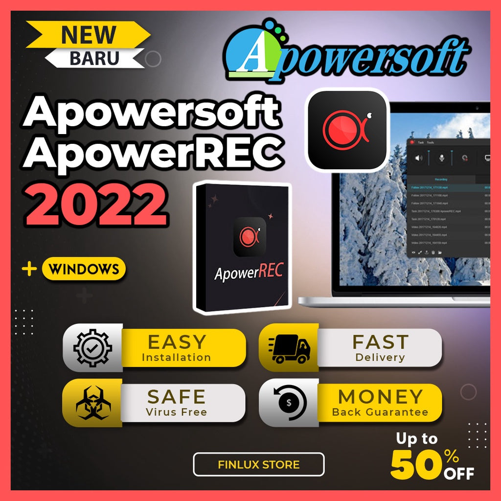 Apowersoft ApowerREC 1.5.4.18 Latest 2022 Lifetime For Windows