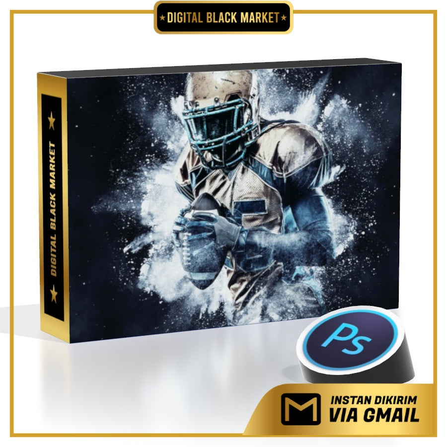 ID0974 - Powder Explosion Photoshop Action