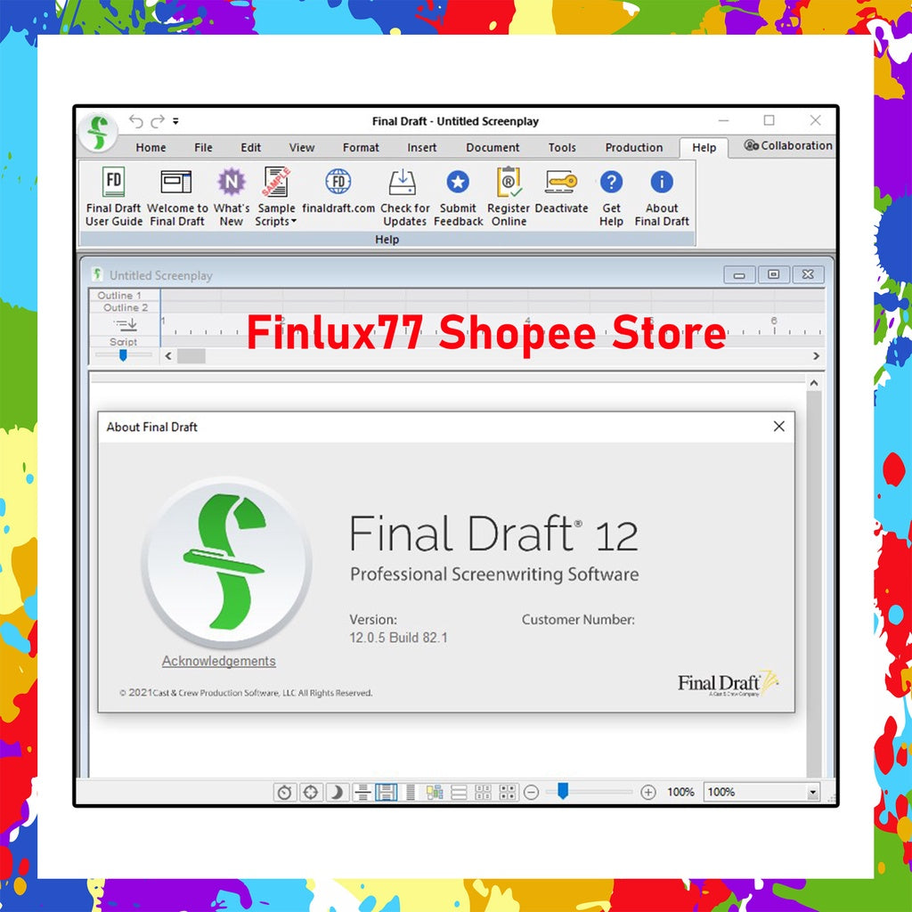 [SELF REDEEM] Final Draft v13.2.5 Latest Update 2025 Lifetime For Win & McOS | Pro Screenwriting Software