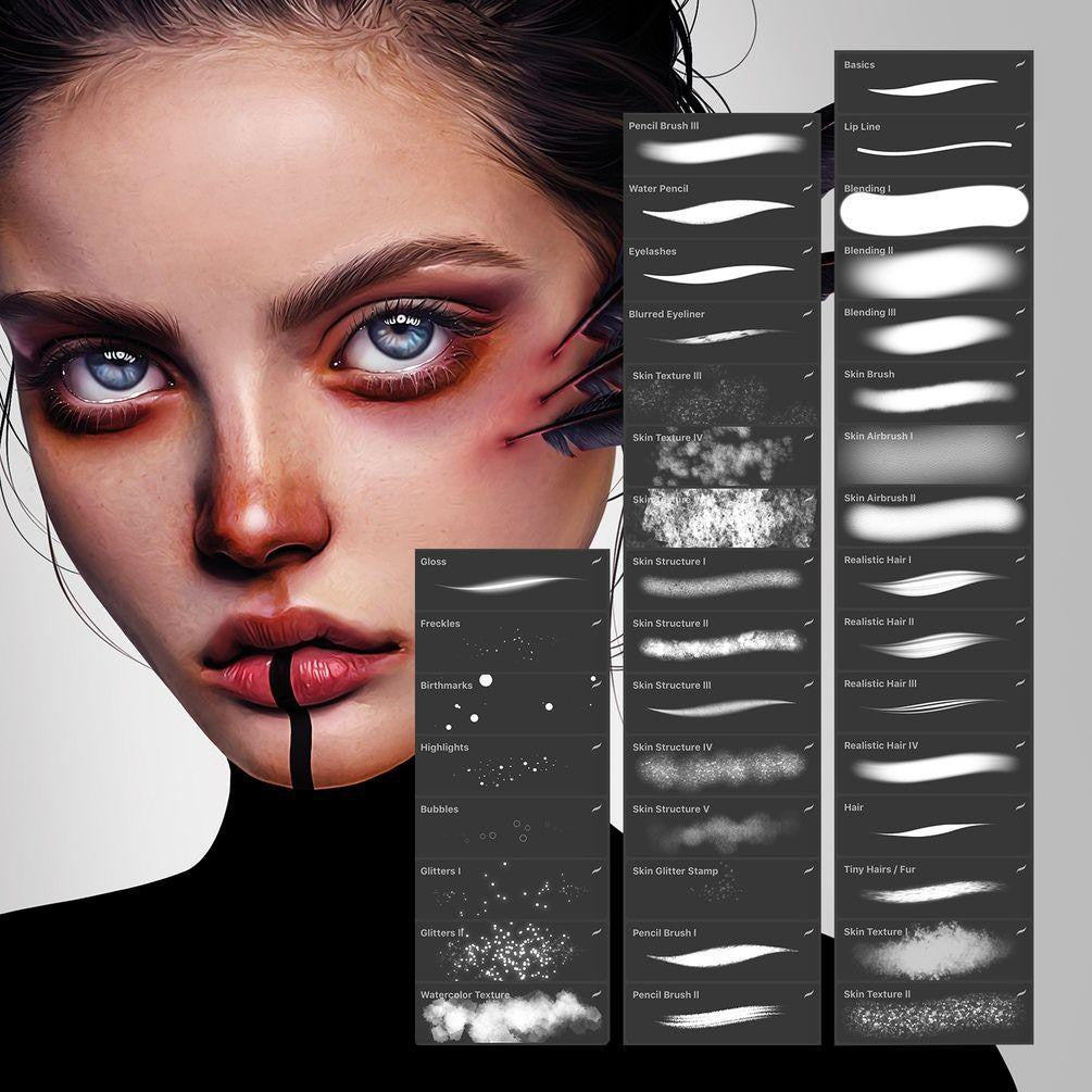 ProcreateComplete Brush Pack with all my 39  - Procreate Brushes