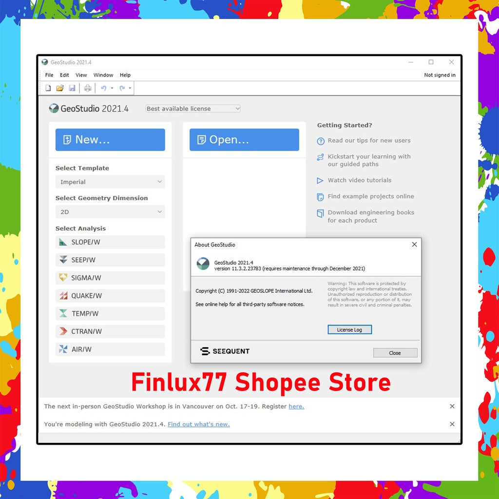 [SELF REDEEM] GEO-SLOPE GeoStudio 2025.1 Latest Lifetime For Windows (64-Bit)