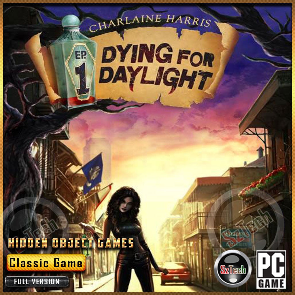 Charlaine Harris Dying for Daylight BFG [PC GAME]  [ DIGITAL DOWNLOAD] Classic GamesHidden Object