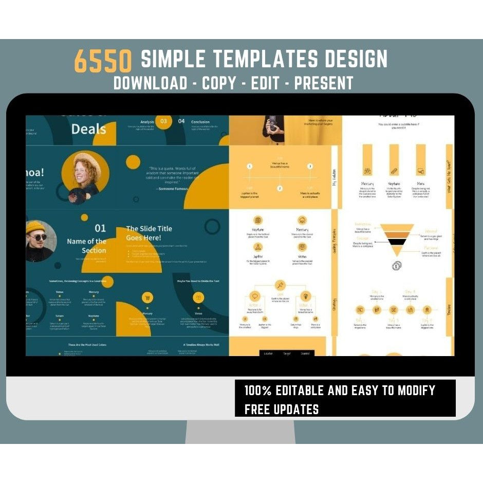 Premium Powerpoint Slides with 6550 Simple Design Templates and Free 52,300 Animated Powerpoint Templates