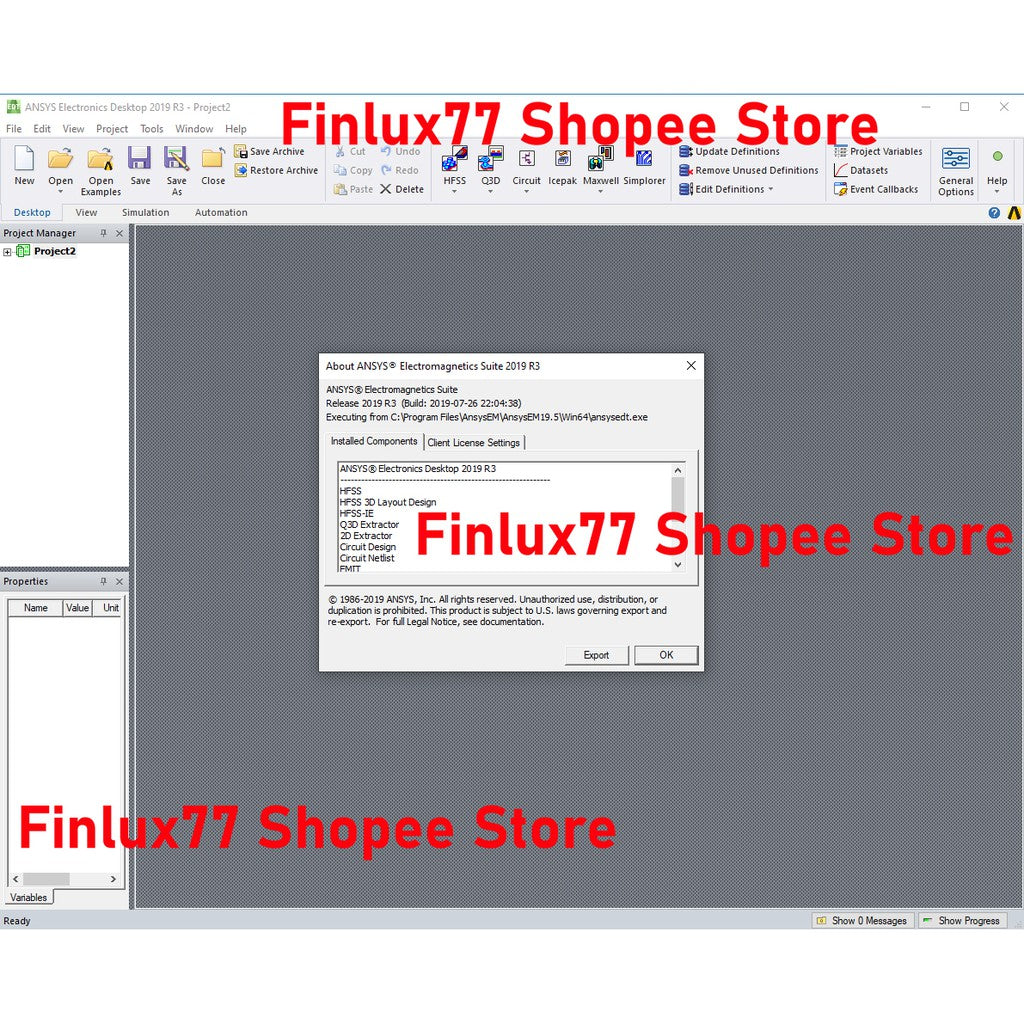 [SELF REDEEM] ANSYS Products 2025 / 2024 / Electronics / Discovery / Motor CAD / Workbench Lifetime For Windows (64-Bit)