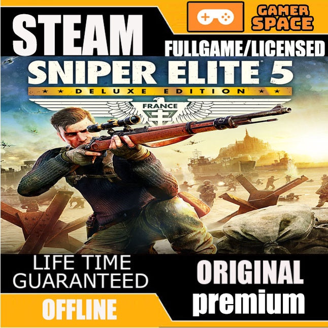 Sniper Elite 5/4/3 Steam Access OFFLINE |FULL GAME| LIFETIME GUARANTEE 24 Hour Auto Delivery