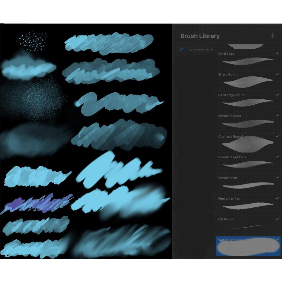 ProcreateAquarelle_Brushes  - Procreate Brushes