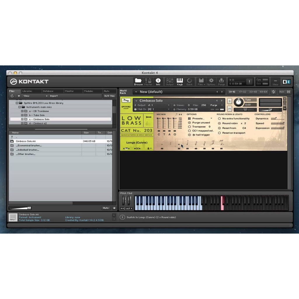 BML Low Brass  Spitfire Audio (Win/Mac) *Kontakt Library*
