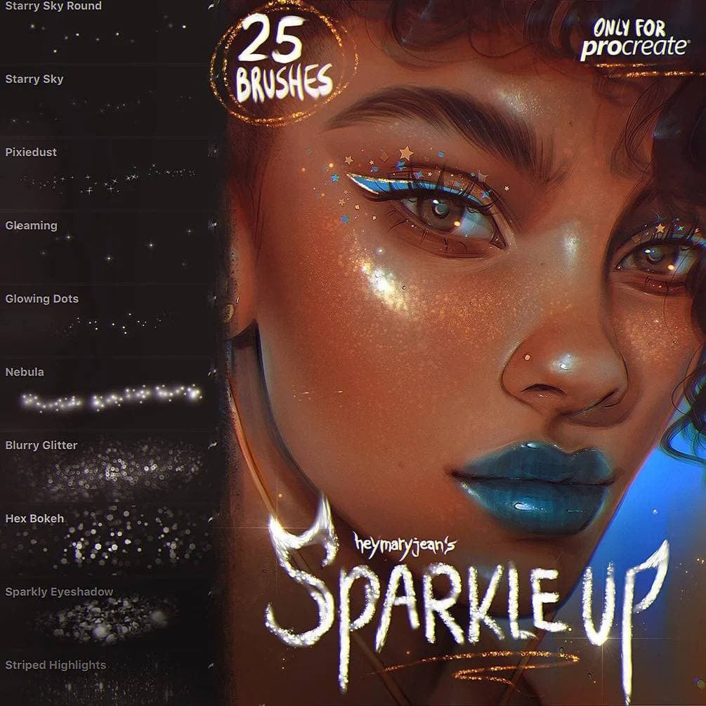 Procreate Sparkle Up- Procreate Brushes