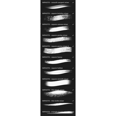 Procreate& PHOTOSHOPAHL168 「油画效果素描」「oil painting effect sketch」60+ brushers  - Procreate Brushes