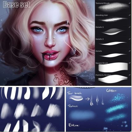 ProcreateCharacter Brushes for Procreate- Procreate Brushes