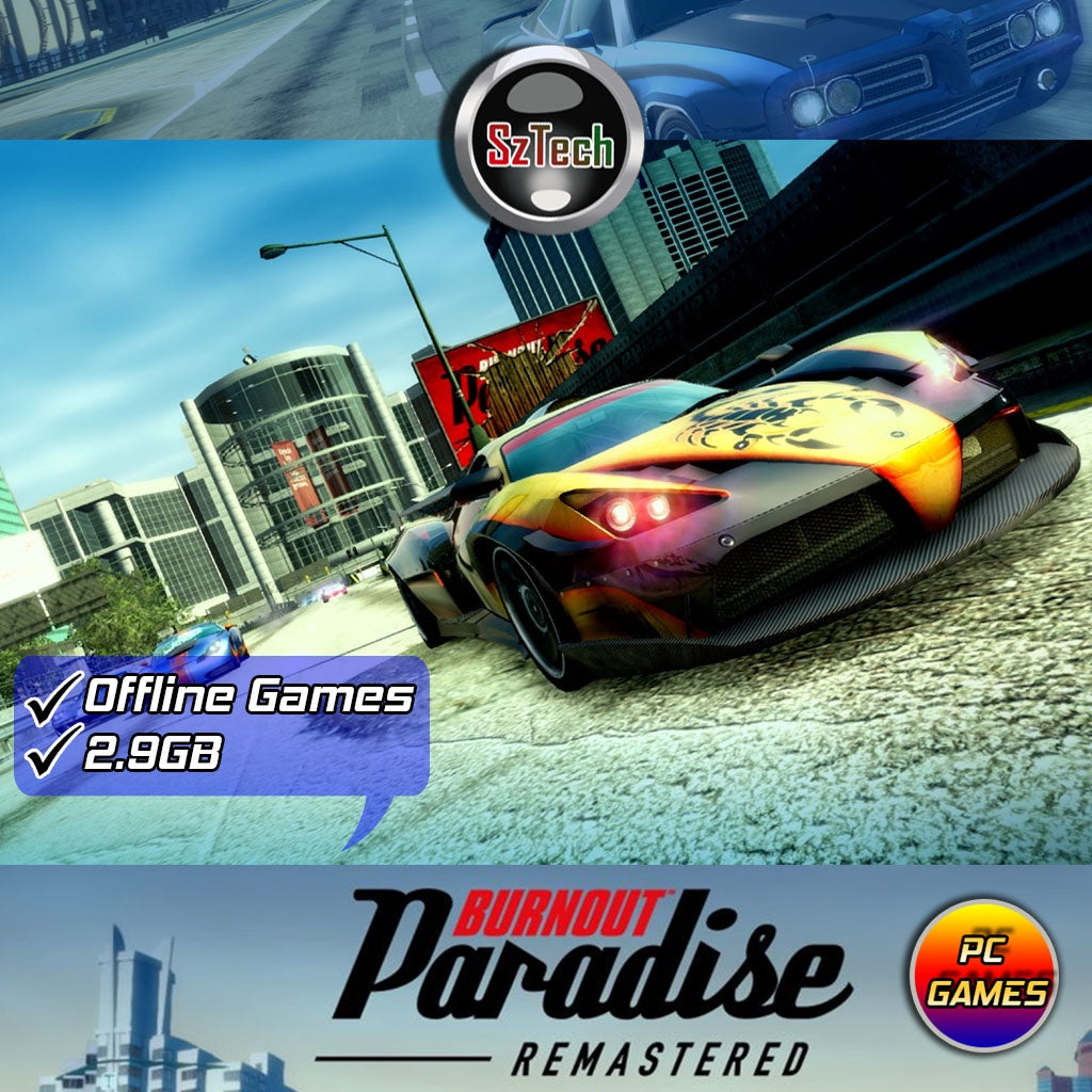 Burnout Paradise Remastered Games for PCRacing | SimulatorCheap & Fast service PC Games