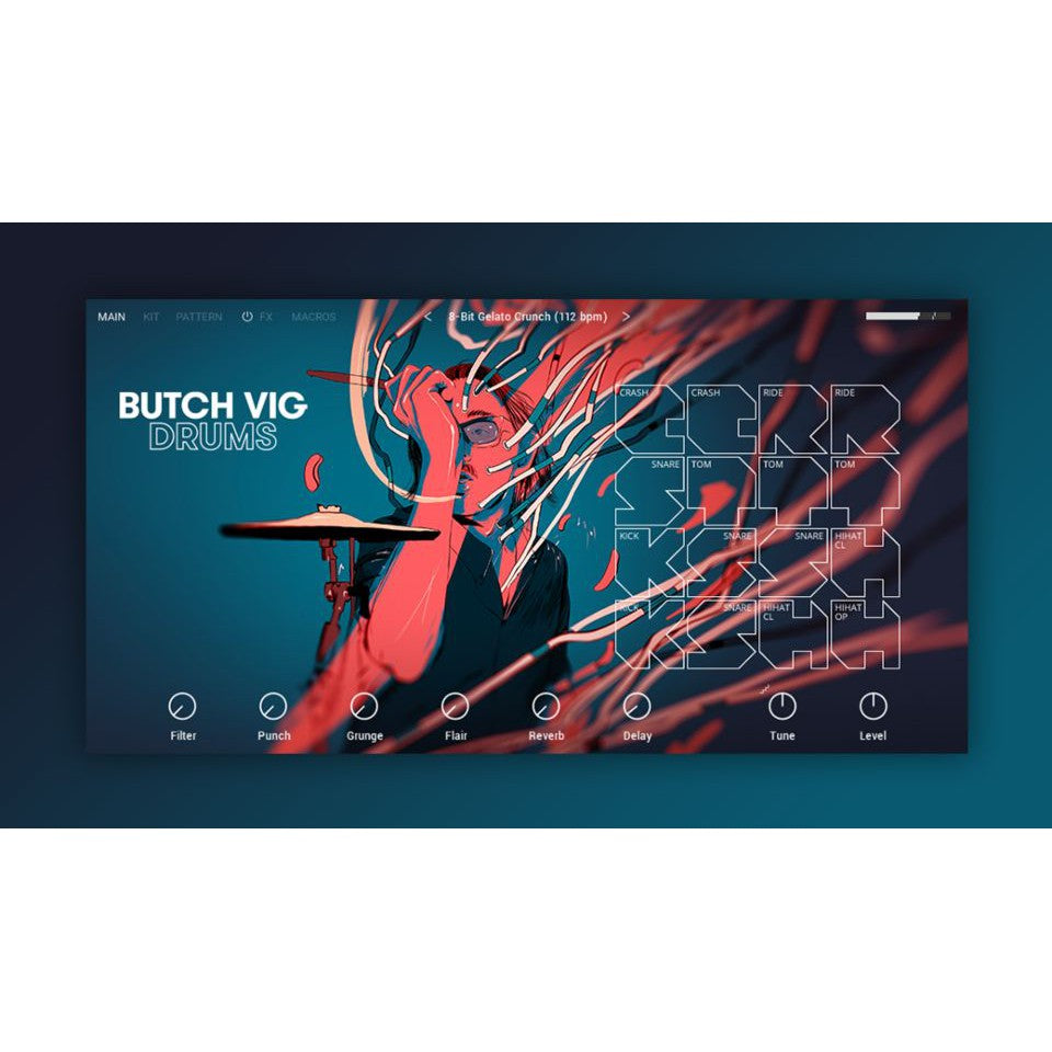 Butch Vig Drums  Play Series (Win/Mac) *Kontakt Library*