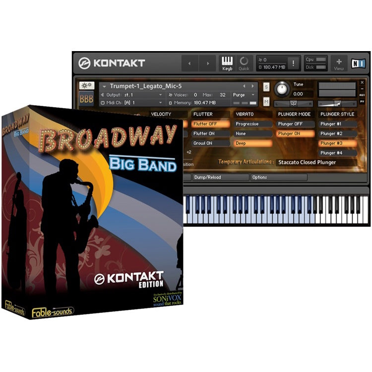 Broadway Big Band  FableSounds (Win/Mac) *Kontakt Library*