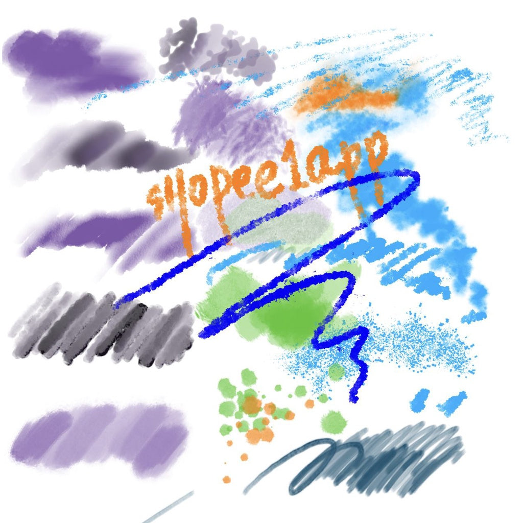 Procreate& PHOTOSHOPAHL019 「水彩」108 brushers watercolor - Procreate Brushes