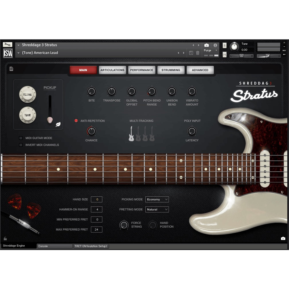 Shreddage 3 Stratus  ImpactSoundWorks (Win/Mac) *Kontakt Library*