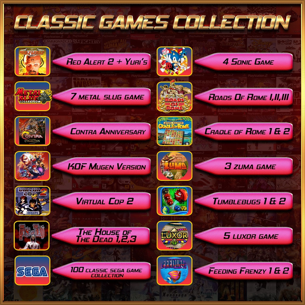 Classic PC Games CollectionGameHousePopCapBigFishNostalgia GamesFull VersionCheap & Fast DeliveryExtract & Play
