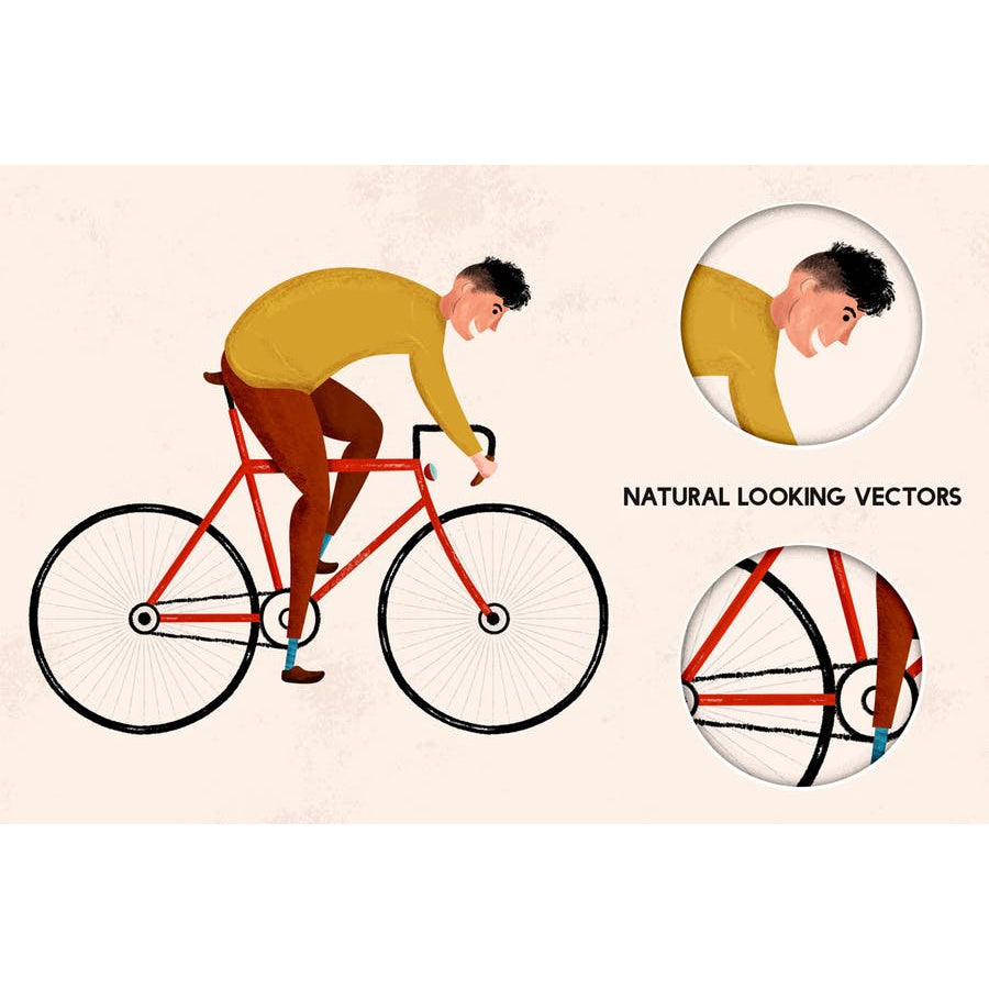 ID1073 - Pencilcraft Brushes For Adobe Illustrator