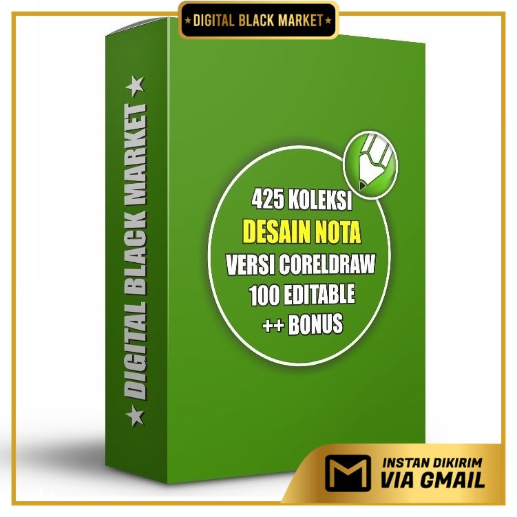 ID16004 - 425 Nota Faktur Kwitansi | Koleksi Template CorelDRAW Eksklusif untuk Membuat Dokumen Profesional dan Kreatif