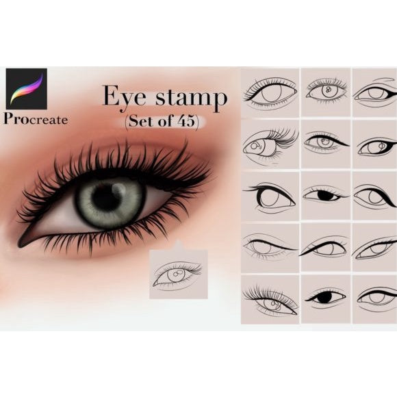 ProcreateProcreate Eye Stamp- Brushes