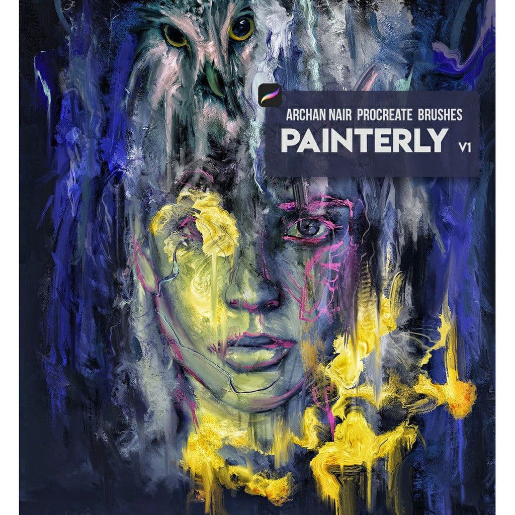 Procreate Painterly v1 Brushes - Procreate Brushes
