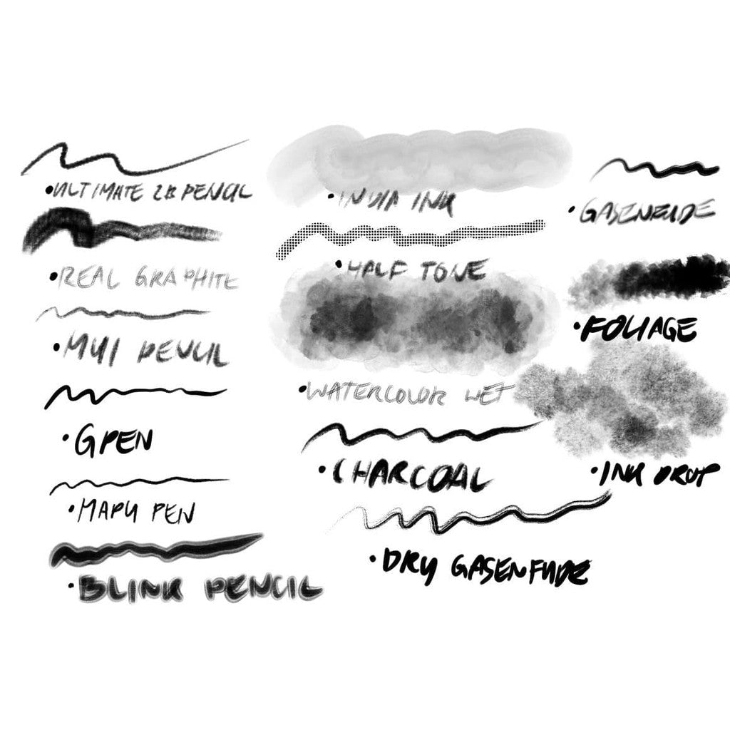 ProcreateUltimate_Manga_Procreate_Brush_Set- Procreate Brushes