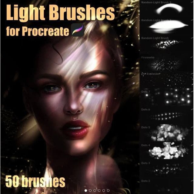 ProcreateSandra’s_Light_Brushes - Procreate Brushes
