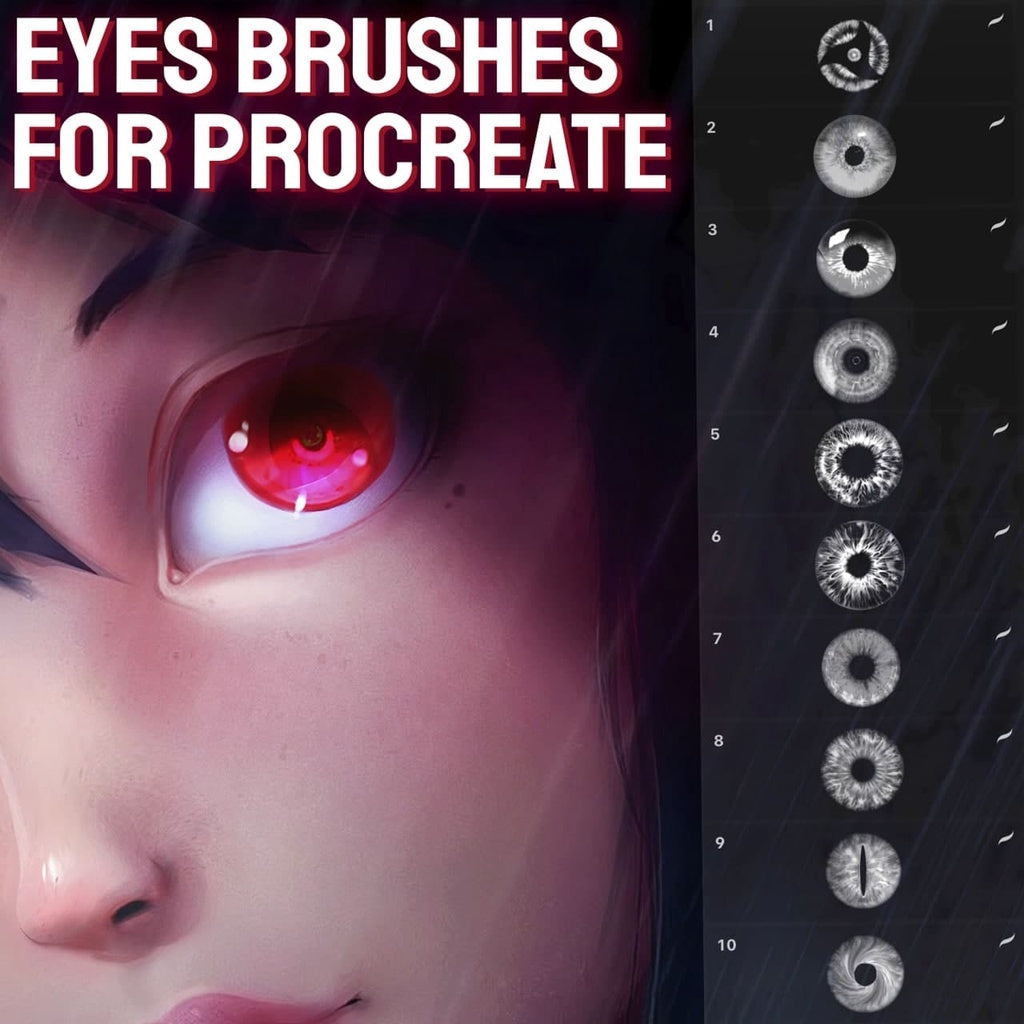 ProcreateEye_2021Brushes  - Procreate Brushes