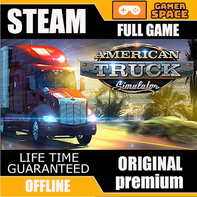 American Truck Simulator STEAM | FULL GAME |  LIFETIME GUARANTEE 24 Hour Auto Delivery