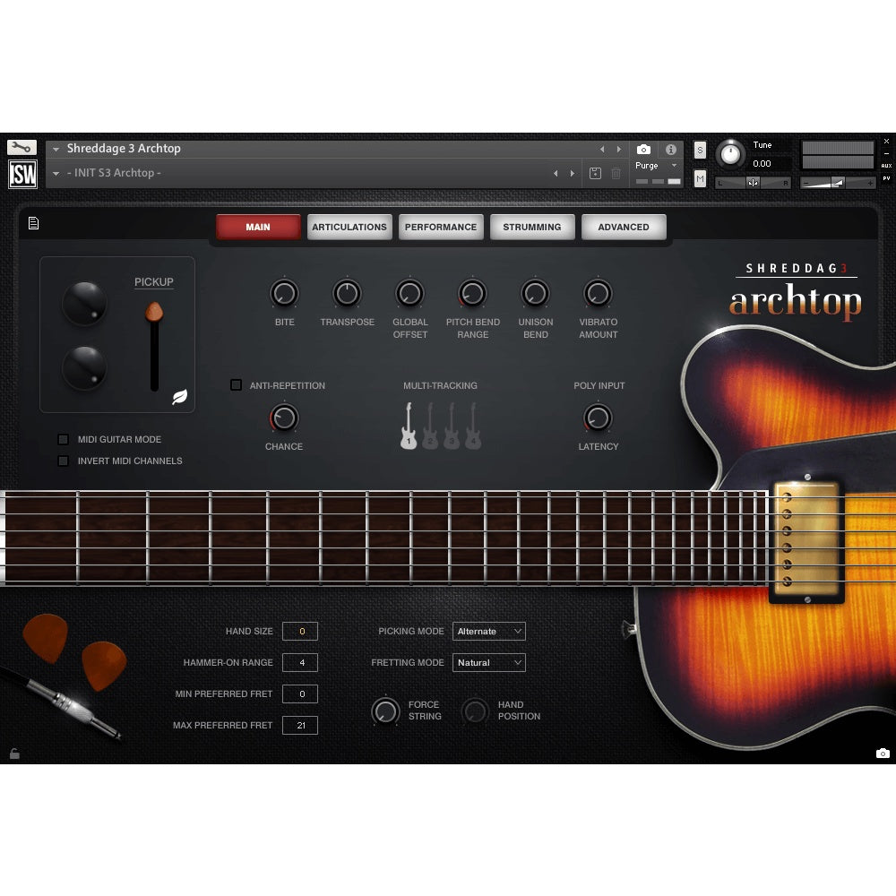 Shreddage 3 Archtop  ImpactSoundWorks (Win/Mac) *Kontakt Library*