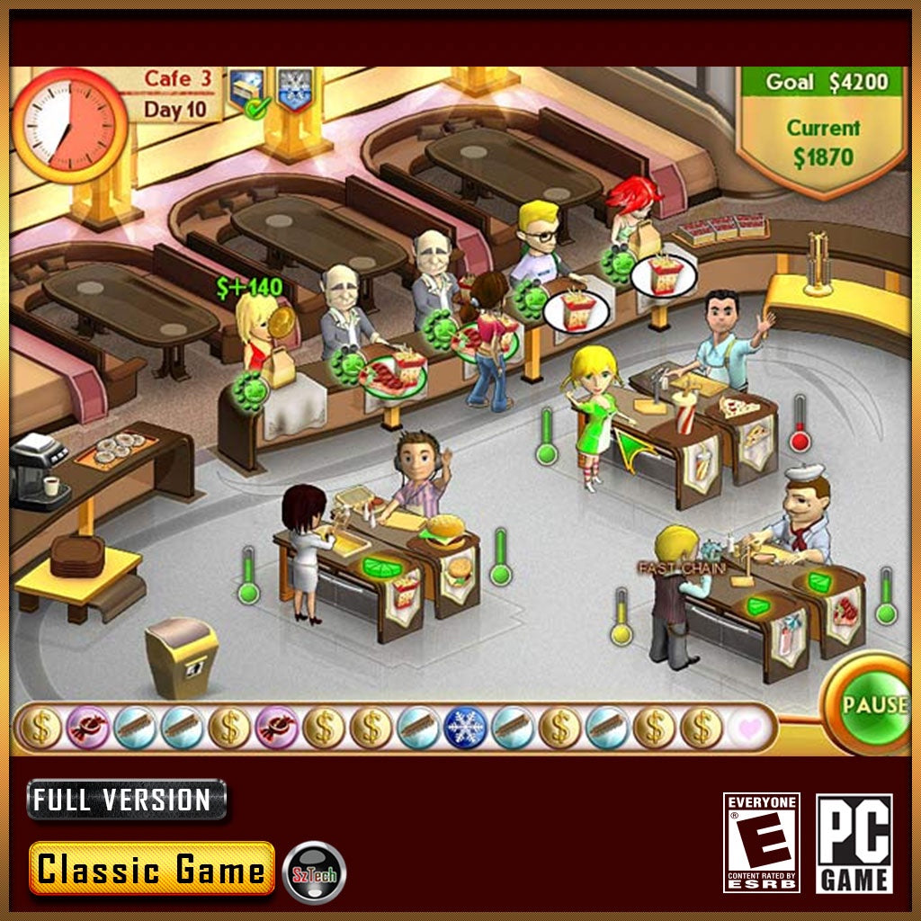 Amelie's Cafe Collections [PC GAME][ DIGITAL DOWNLOAD][ CLASSIC PC GAMES ][ NOSTALGIA GAMES ][Time Management]