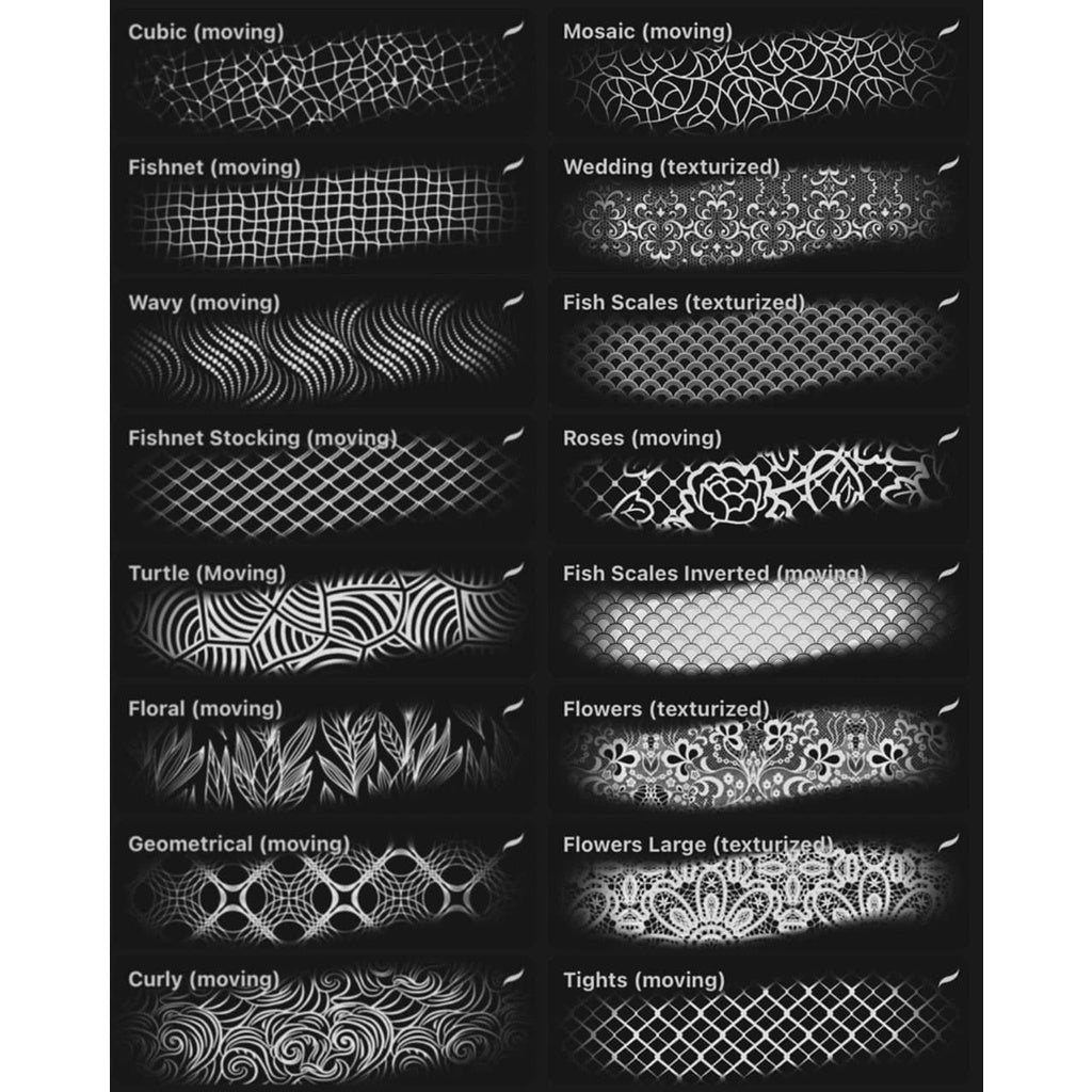 ProcreateSeamless_Lace_Patterns - Procreate Brushes