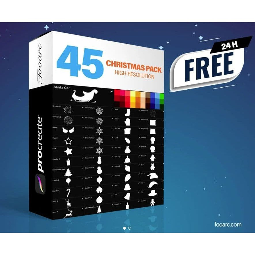 Procreate Fooarc_Christmas- Procreate Brushes