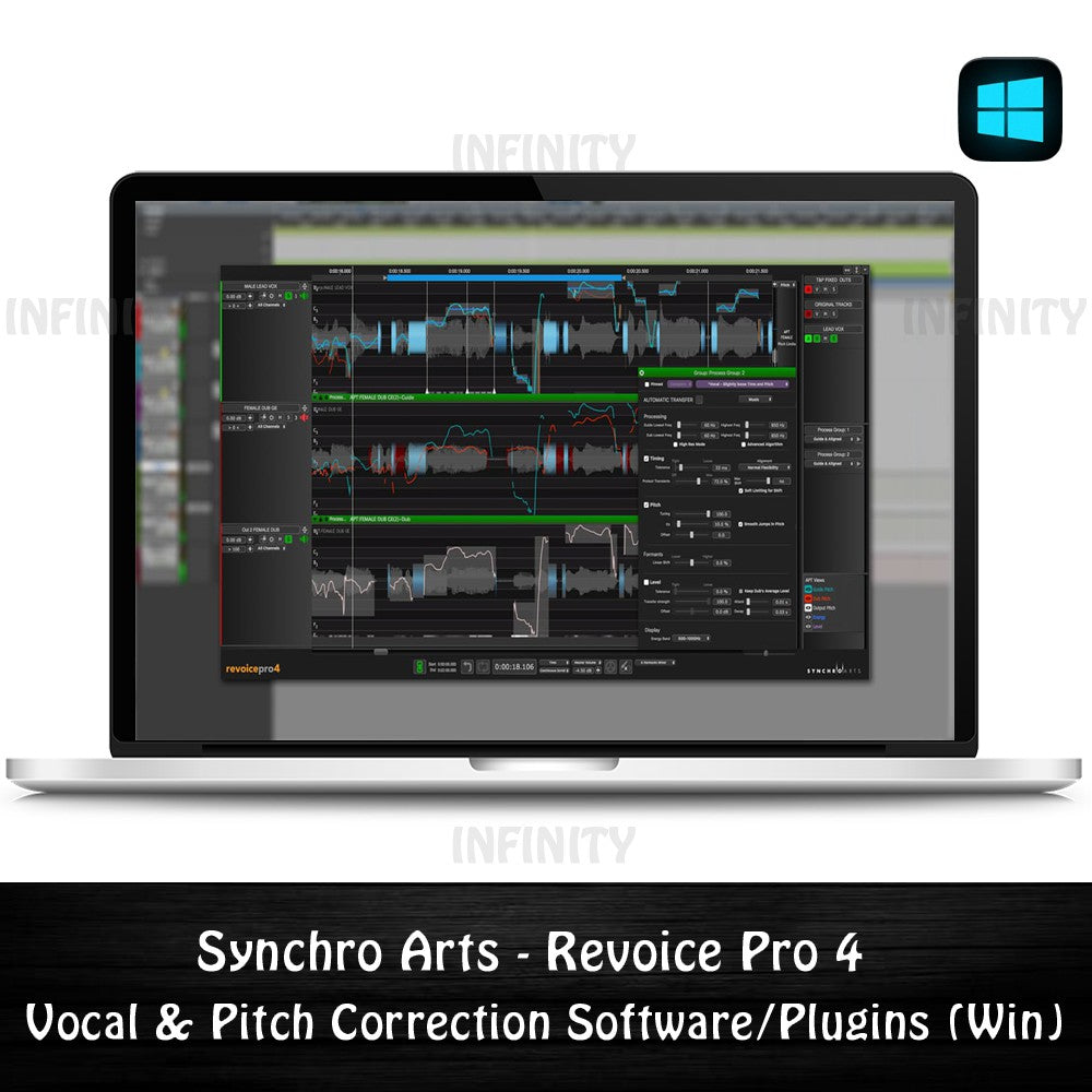 ReVoice Pro 4  Synchro Arts (Win/Mac OS) Standalone, VST3, AAX